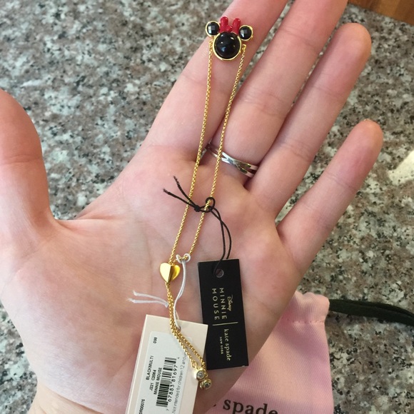 NWT Kate Spade Minnie Mouse Slider Bracelet - Picture 3 of 14